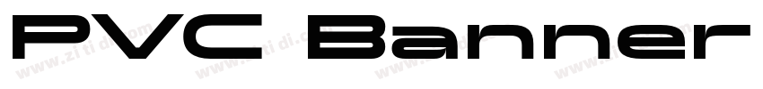 PVC Banner Bold字体转换